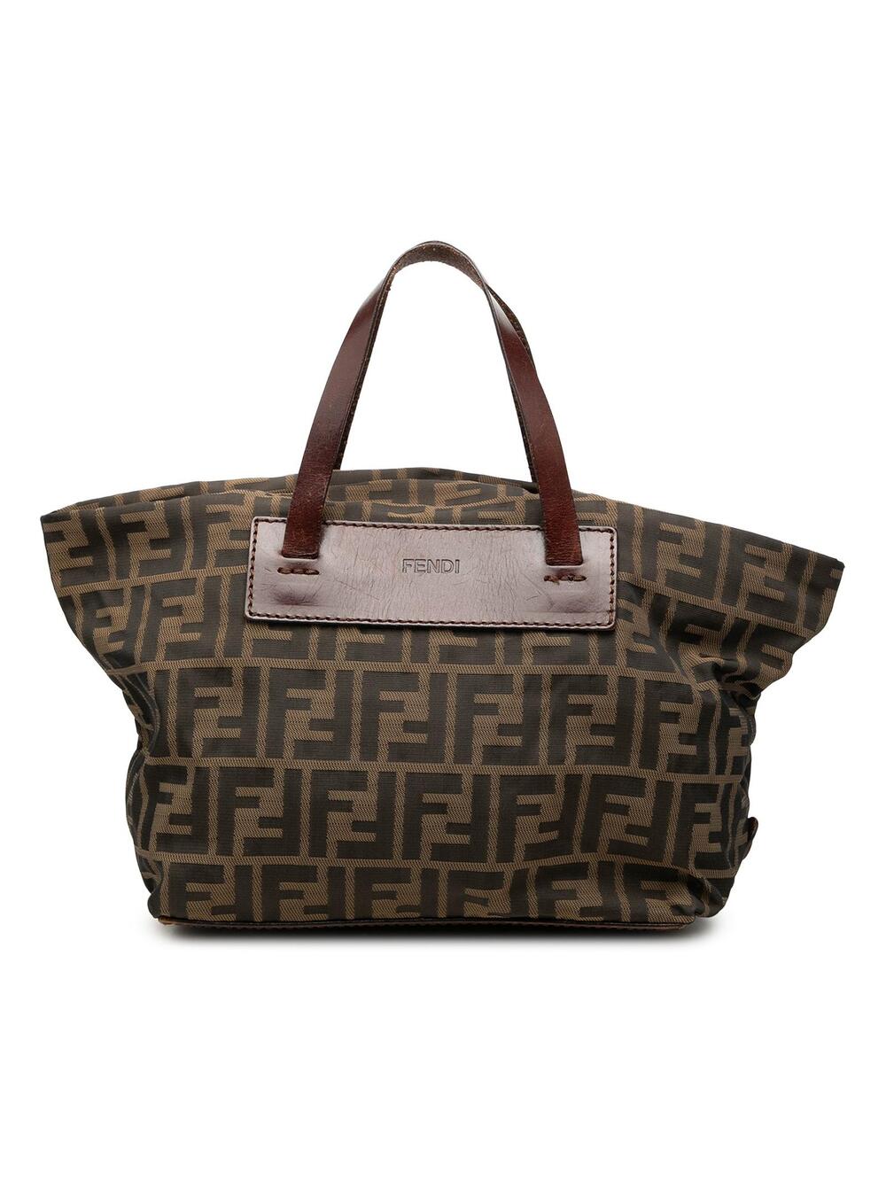 Fendi Zucca Canvas Handbag Pre-Loved #361064F48B
